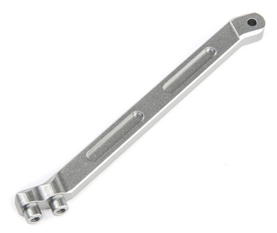 Losi Tenacity Aluminum Rear Chassis Brace, silver