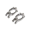 Losi Rock Rey Front Spindle Carrier Set, aluminum (2)