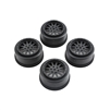 Losi Tenacity SCT/Baja Rey Rims, black (4)