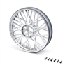 Losi Promoto-MX  Front Wheel, PM-MX, satin chrome