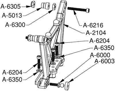 Losi XXX-NT Rear Shock Tower And Bulkhead