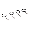 Losi Comp Crawler Heavy Duty Front CV Pin and Pin Retainer Set(4)