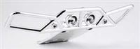 Losi Desert-T Front Bumper And Skid Plate, Chrome