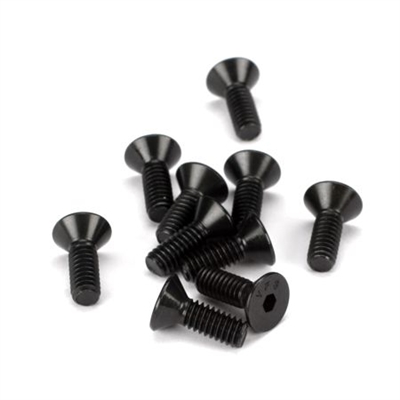 Losi 8-32 x 1/2" Flat Head Screws (10)