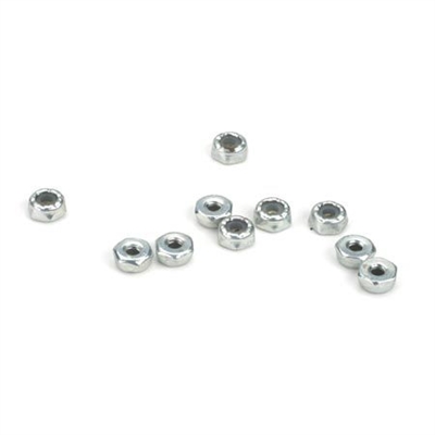 Losi 4-40 Locking Half Nuts, steel (10)