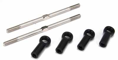 Losi 8T 2.0 RTR Turnbuckles, 5 x 107mm With Ends (2)