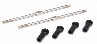 Losi 8T 2.0 RTR Turnbuckles, 4 x 114mm With Ends (2)