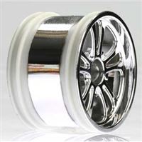 Losi 320 Series Front Spokez Rims, Chrome (2)