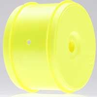 Losi 1/8th Wide Buggy Dish Rims, Yellow Fits 8/8T (4)