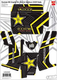 Losi DX3R Rockstar Graphic Kit