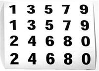 Losi Mini-T Number Sheet (0-9)