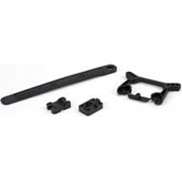Losi Mini-Slider Front Shock Tower, Battery Strap and Rear Bumper