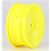 Losi Mini 8ight Front Rims, yellow (2)