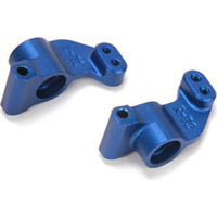 Losi Strike Rear Aluminum Hubs, 2 Degree Toe-In, Blue