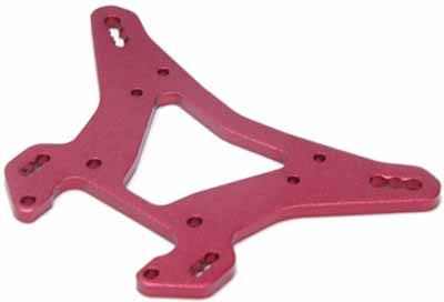 Losi 8T 2.0 RTR Front Shock Tower, Red Aluminum