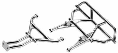 Losi Strike SCT Rear Bumper Set, Chrome