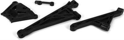 Losi 5ive-T Front And Rear Chassis Brace And Spacer Set