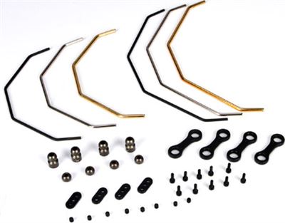 Losi 5ive-T Front And Rear Sway Bar Set And Hardware (3 Of Each)