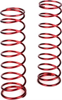 Losi 5ive-T Rear Shock Springs-9.3 Lb. Rate, Red (2)