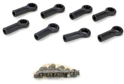 Losi LST2/Muggy/Mega Baja Rod Ends And Pivot Balls (8)