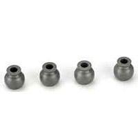 Losi LST2/Muggy Pivot Balls, Hard Anodized Aluminum (4)