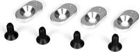 Losi 5ive-T Engine Mount Inserts And Screws, 20t (4)