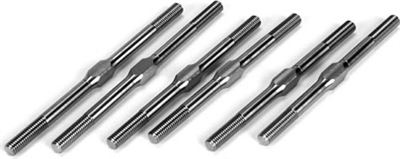 Losi 5ive-T Turnbuckles, Titanium (6)