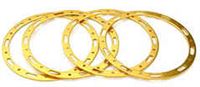 Losi LST Bead Lock "Look" Gold" Rings (4)