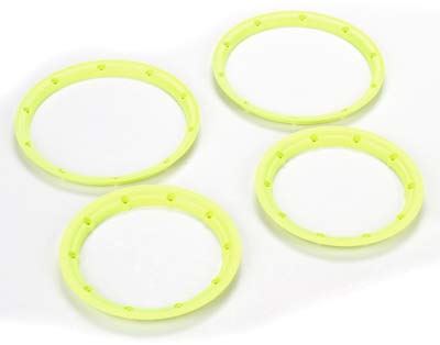 Losi 5ive-T Beadlock Set-Inner And Outer, Yellow (2)