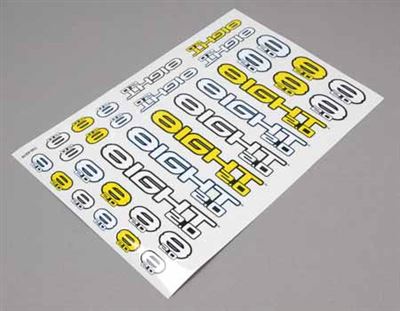 Losi 8B 2.0 RTR Logo Decal Sheet