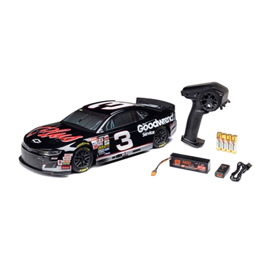 Losi 1/12 RC NASCAR,  No. 3 2025 Goodwrench Chevrolet Camaro ZL1