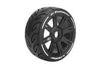 Louise GT-Tarmac Buggy Tires on 17mm Hex Black Spoke Rims (2)