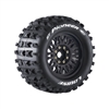 Louise MFT ST Pioneer Sport 1/8 Truck Tires on 17mm Hex Black Rims (2)