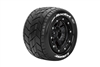 Louise MT Rocket 1/10 Truck Tires on 17mm Hex Black Rims (2)