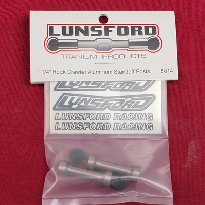 Lunsford 1-1/4" Rock Crawler Standoff" Posts, Aluminum (2)
