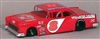 McAllister 1955 Chevy Bomber Stock Car Clear Body, requires painting