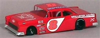 McAllister 1955 Chevy Bomber Stock Car Clear Body, requires painting