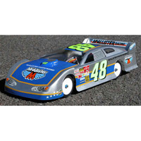 McAllister Terra Haute Late Model Dirt Oval Clear Body-200mm, requires painting