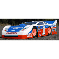 McAllister 1/18th Carolina Mini Late Model Dirt Oval Clear Body, requires painting