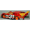 McAllister 1/10th Winchester Late Model 2-piece Clear Body-9" wide, requires painting