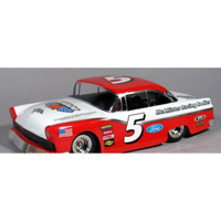 McAllister 1/16th 1956 Ford Bomber Clear Body for 1/16th Traxxas and Losi Mini-Late Model, requires painting