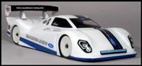 McAllister Riley Daytona Prototype Clear Body-190mm, requires painting