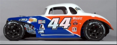 McAllister  1/8th Acsot Modified Short Course Clear Body with decals, requires painting