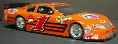 McAllister Monte Carlo 1/12th Clear Body, requires painting