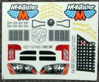 McAllister Dodge Charger Decals