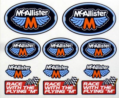 McAllister Race With The Flying M Decals