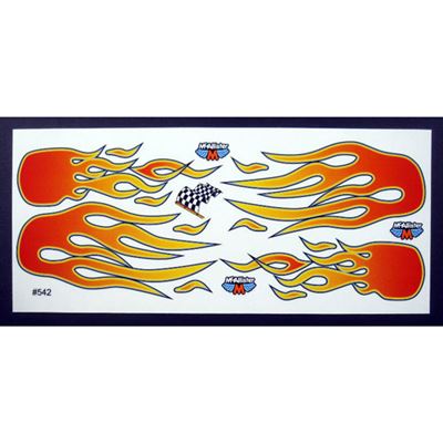 McAllister Large Flames Decals