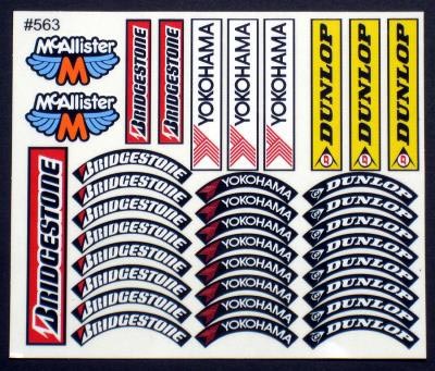 McAllister 1/0th Tire Decals