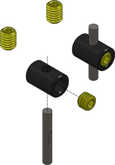 M.I.P. Cvd 1/4" Coupling Rebuild Kit