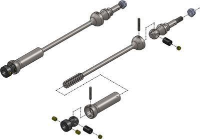 M.I.P. Revo/E-Revo VXL Spline Cvd Kit